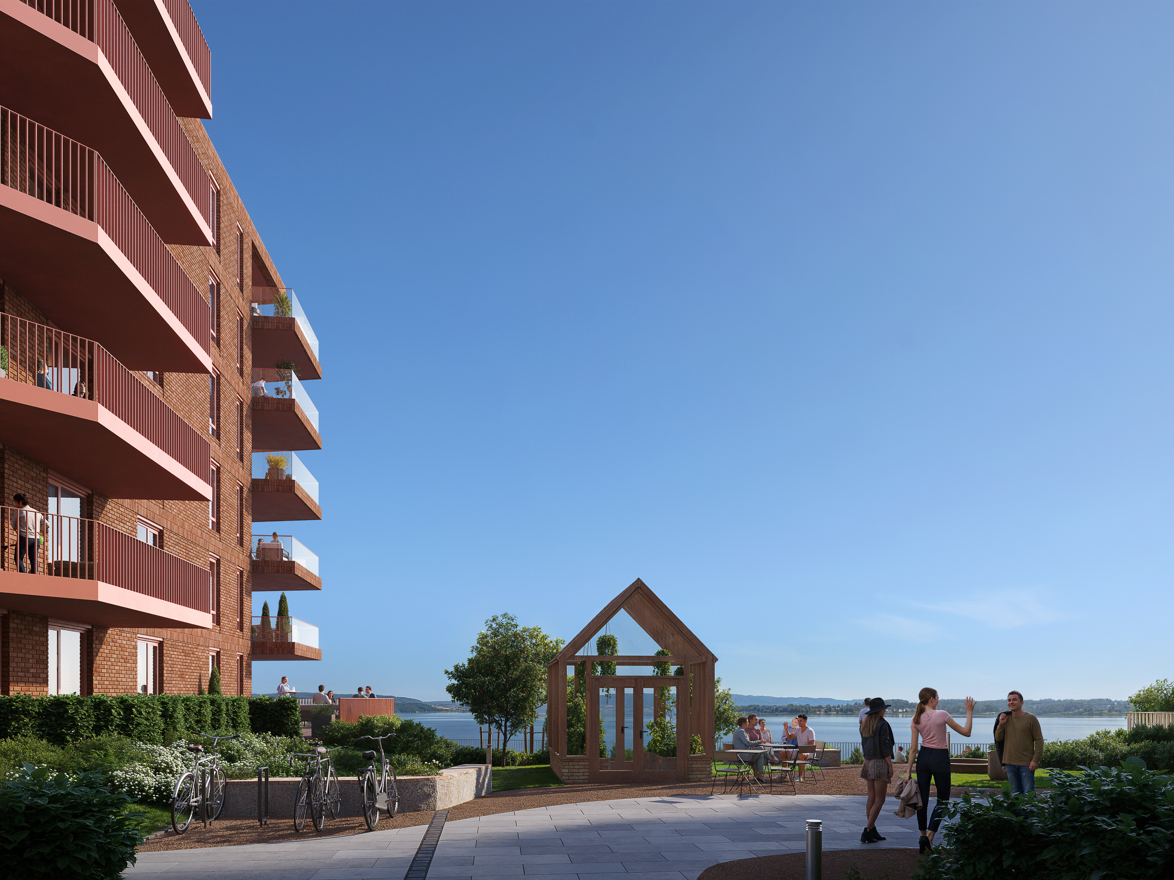 Waterfront Residence — waterside approach